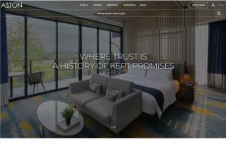 Aston Hotels International — Multi-Brand Hotel Website & Booking Discovery Platform